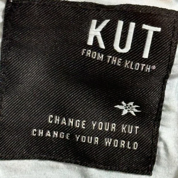 KUT From The Kloth Women's Stevie Straight Leg, Blue size 14 - Picture 10 of 11